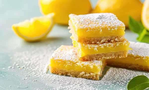 infused lemon bars